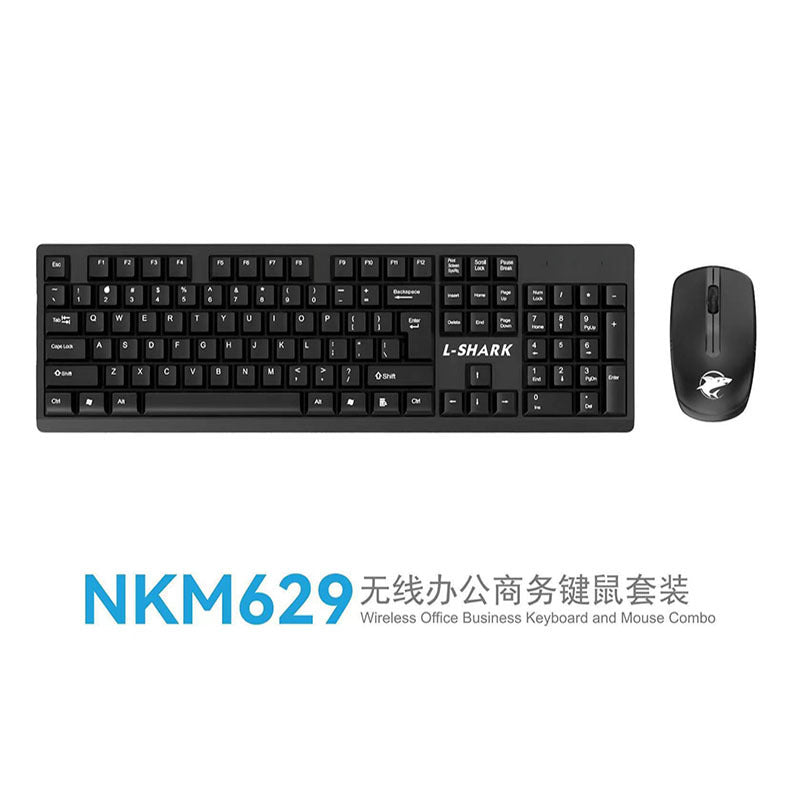 Lenovo km115pro wireless keyboard and mouse combo - 2.4g - ideal for e-commerce, business, office, laptop, and desktop computers