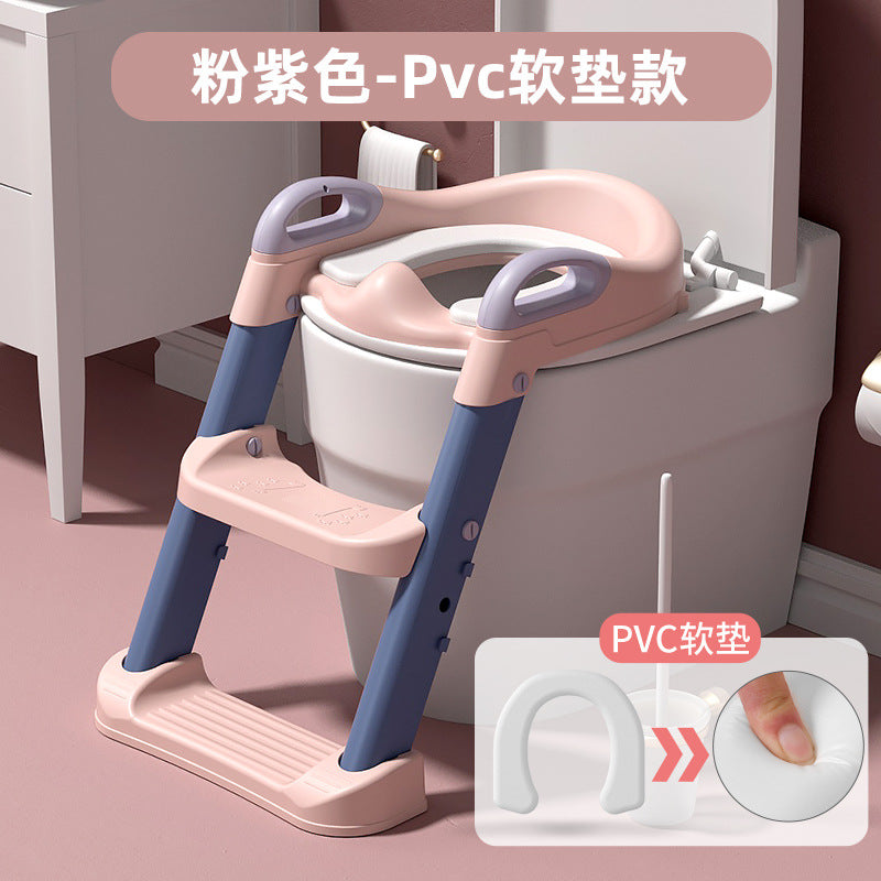 Kids toilet step-type foldable toilet infant toilet boy girl stair-type foot urine pain urinal