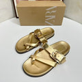 Za2025 new summer flip-flop sandals - versatile korean style flat sandals for everyday wear