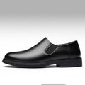 Men's shoes new arrival genuine menplaid soft leather middle-aged formal soft bottom pedal casual leather shoes business soft leather breathable