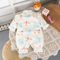 Chinese style autumn outfit for baby boys and girls: stylish hanfu romper for outdoor wear, autumn infant and toddler 100-day celebration, first birthday, super cute one-piece