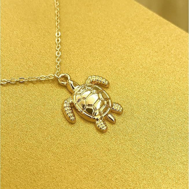 hot-selling marine series turtle necklace niche style design internet celebrity cool sweet temperament easiest for match clavicle chain accessories