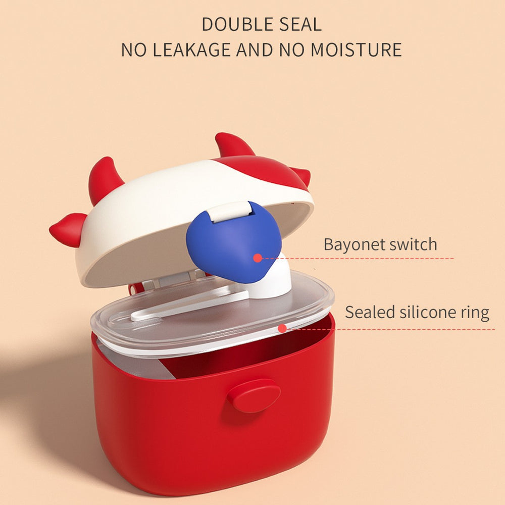 Baby formula dispenser - portable, large capacity, rice cereal container, formula dividing box, airtight storage jar, moisture-proof