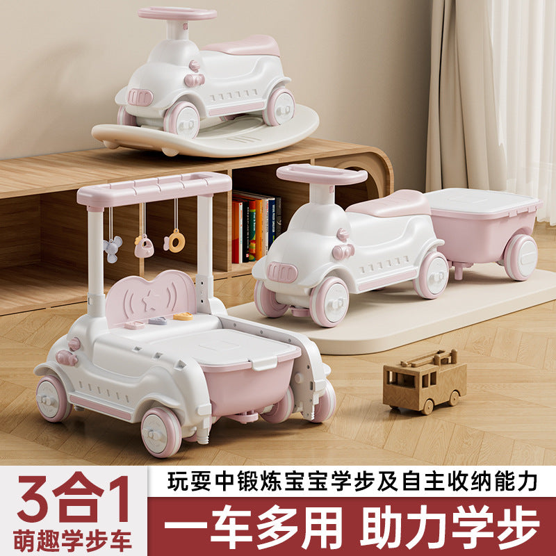 Flexible Smooth Body Enhanced Load Bearing Lighting Music Hidden Storage Boxes Free Turning Children's Toys