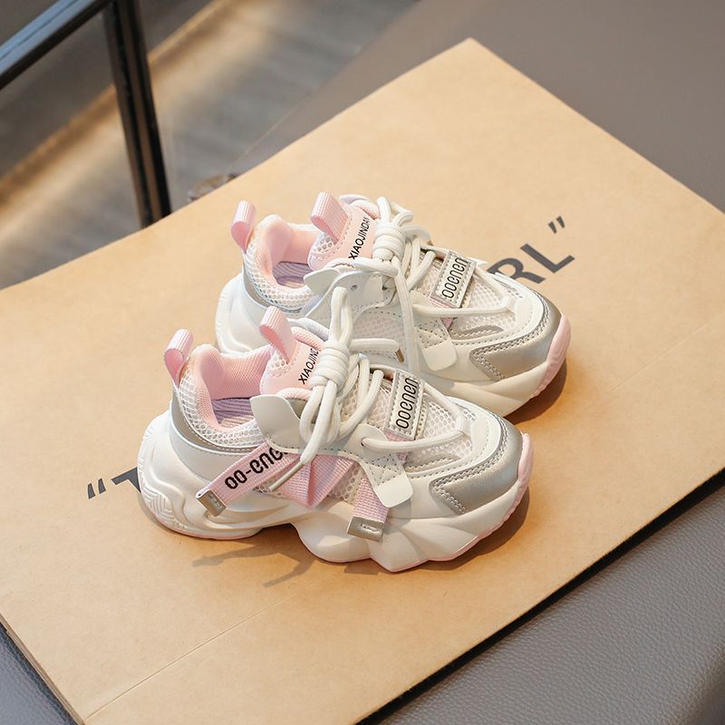 Girls' sneakers -  spring/autumn new collection - kids' shoes, girls' casual shoes, soft sole, bestselling breathable chunky sneakers