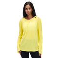 Women's long-sleeve yoga top - loose fit, breathable, activewear, casual running t-shirt, lightweight - d26101