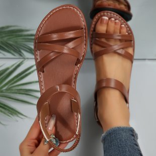 summer new arrivals: plus size flat sandals for women (sizes 36-43). wholesale available. dropshipping to  and