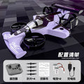 Hot-selling cross-border land and air drift car lighting stunt remote control aircraft helicopter fixed height drone toy