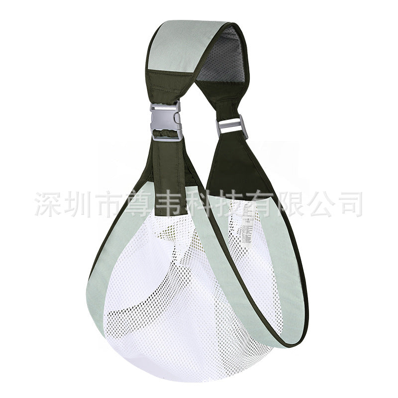 Baby outing multifunctional all year round back carrier children's gauze baby front carrier spring, summer, fall and winter handy gadget carrier