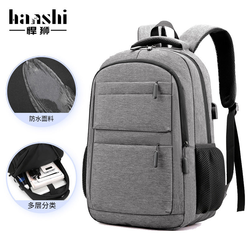 Business Men's Commuter Backpack Premium Fashion Travel Backpack Large Capacity School Bag Waterproof Backpack Computer Bag
