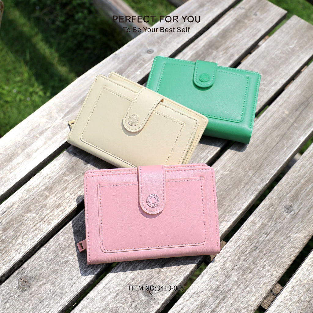 New women's wallet fashion trend multi-card position card bag card holder high sense women pu change bag
