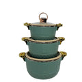 cross-border 3pcs insulated lunch box 2.5l-4.5l-6.5l hot selling african food warmer cont