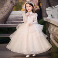 European and american style girls' dresses - princess gowns for piano recitals, hostess performances, little girl runway shows, and birthday parties - in stock