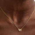 European and american new arrival: high-end bowknot necklace - women's fashionable, minimalist, and unique gold clavicle chain - stylish and versatile necklace