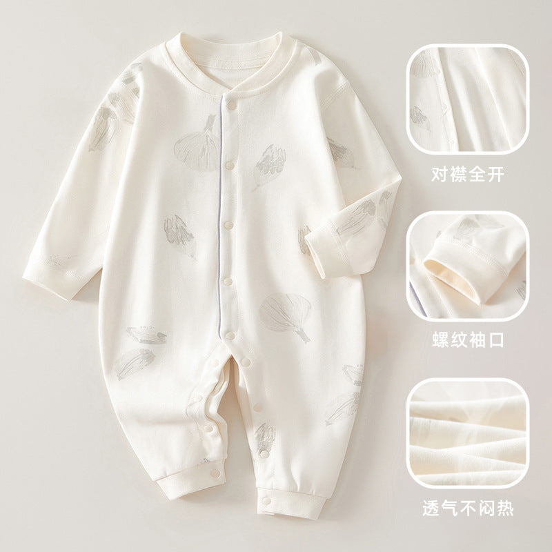 Babibele baby onesies newborn clothes pure cotton pajamas long sleeve loungewear infant boys and girls toddler autumn outfit