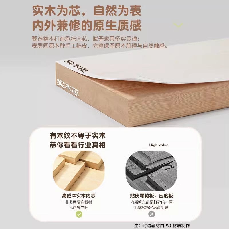 Pine solid wood bookshelf integrated wall floor shelf children's bookcase student home locker storage cabinet