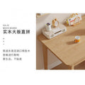 Solid rubberwood desk - home office desk, workstation, study writing desk, computer desk, bedroom study table