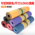 Tpe yoga mat silk screen printing manufacturer - customizable training mats, silent, non-slip, shock-absorbing, fitness, men's, extra wide, extra thick