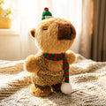 Who knows? the capybara that can sing, dance and learn to speak is too cute. the soft fufu capybara doll is full of healing feeling