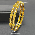 Middle eastern gold plated bangle arab jewelry wedding bridal jewelry african birthday gift