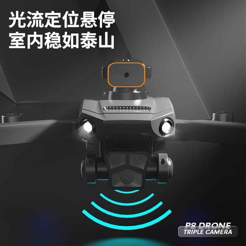 P8 pro hd aerial photography drone with five cameras, obstacle avoidance, auto-return, gps quadcopter remote control aircraft