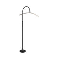 Curved standing desk lamp eye protection floor lamp reading light for kids, homework, and study - led piano reading lamp