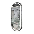 Hairdressing shop popular mirror wall-mounted hairdressing mirror table single-sided light mirror wall-mounted hair salon led mirror special smart