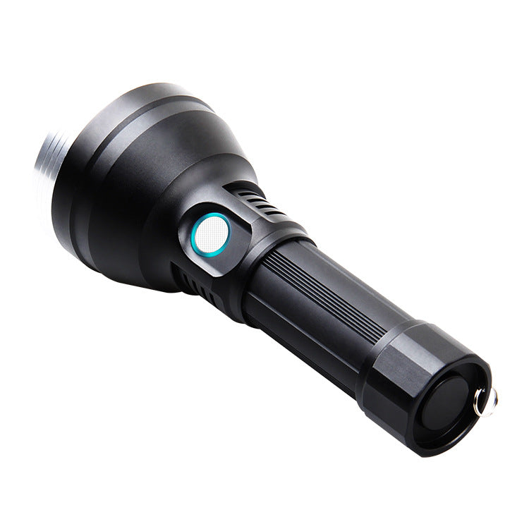 Cross-border new SST40 concentrating USB charging outdoor LED strong light long-range home high-power flashlight