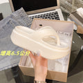 2025 new eva platform sandals - 7cm chunky sole flip-flops - women's fashionable and versatile summer outdoor slippers - wholesale
