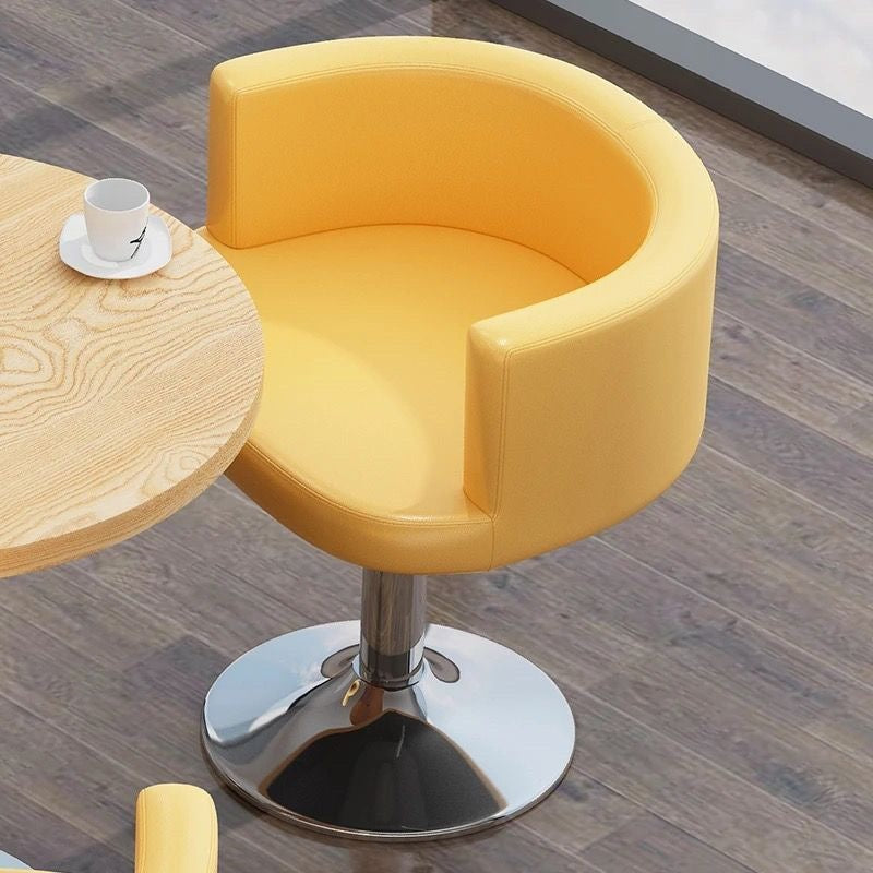 Lift and rotate casual sofa chair modern casual color matching negotiation chair for home bar reception computer chair