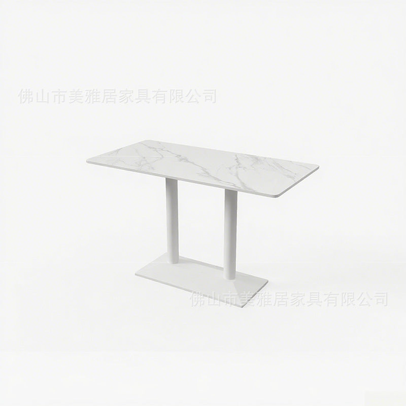 Company staff restaurant School canteen Custody class Table and chair combination 4 people 6 people Staff dining table and chair Rock slab table Commercial