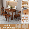Dining tablefor homesmall apartment solid wood foldable dining table modern casual multifunctional rotatethickened desktop dining table