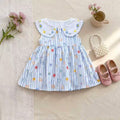 Newborn baby chic princess dress summer outfit girls sleeveless romper dress first birthday baby bodysuit