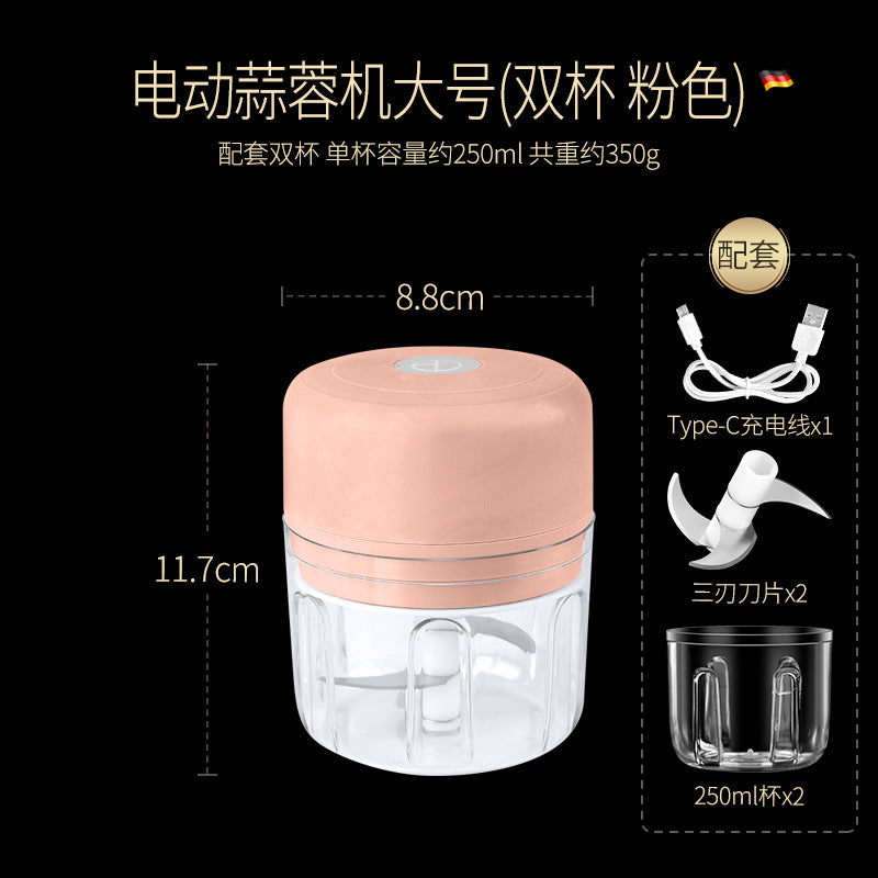 Baby, baby food aid, cooking machine, electric garlic puree, grinder, electric garlic masher, garlic grinder, garlic beating