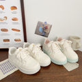 Thick solewhite shoes breathable 2025 autumn new season artistic shoes niche design student sports sneakers