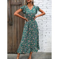 Shipped:  new summer collection - independent station cross-border e-commerce, comfortable & casual slim-fit dress, european & american style, perfect for vacation