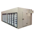 Qianxi's complete set of cold storage equipment for supplementary cold storage, wine, flowers, fruits, fresh-keeping cold storage, glass door refrigerated cold storage