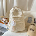 New arrival fresh school bag easiest for match college student junior high school girl polka dot floral large capacity cute lightweight backpack
