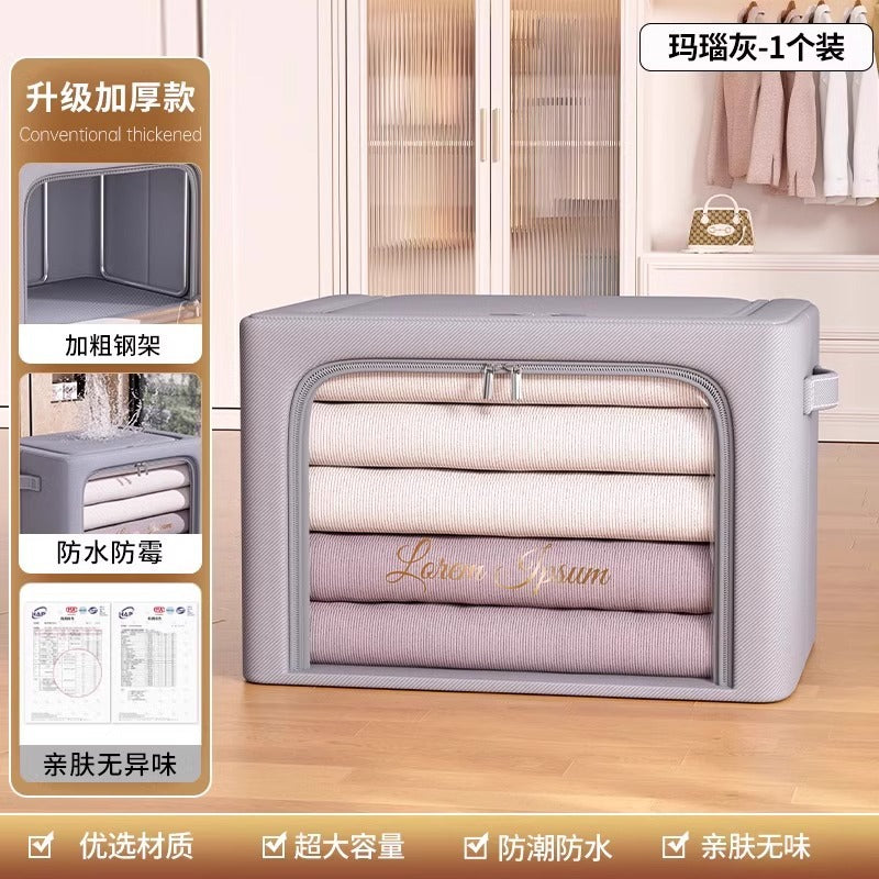 Oxford cloth large window storage box, special Baina box for clothes, wardrobe for clothes, quilt sorting box, storage box