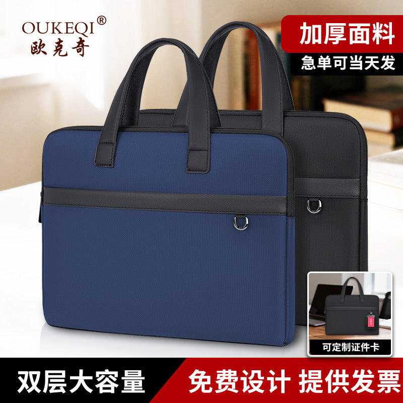2025 new laptop bag - stylish minimalist tote, large capacity business handbag, office document bag - customizable