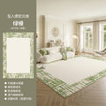 Green  new arrival carpet - no-wash, large area, full coverage floor mat - light luxury, high-end, waterproof, stain-resistant living room rug