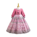 Chiffon children's princess dress - girls' holiday performance gown - high-end banquet floral dress - princess style