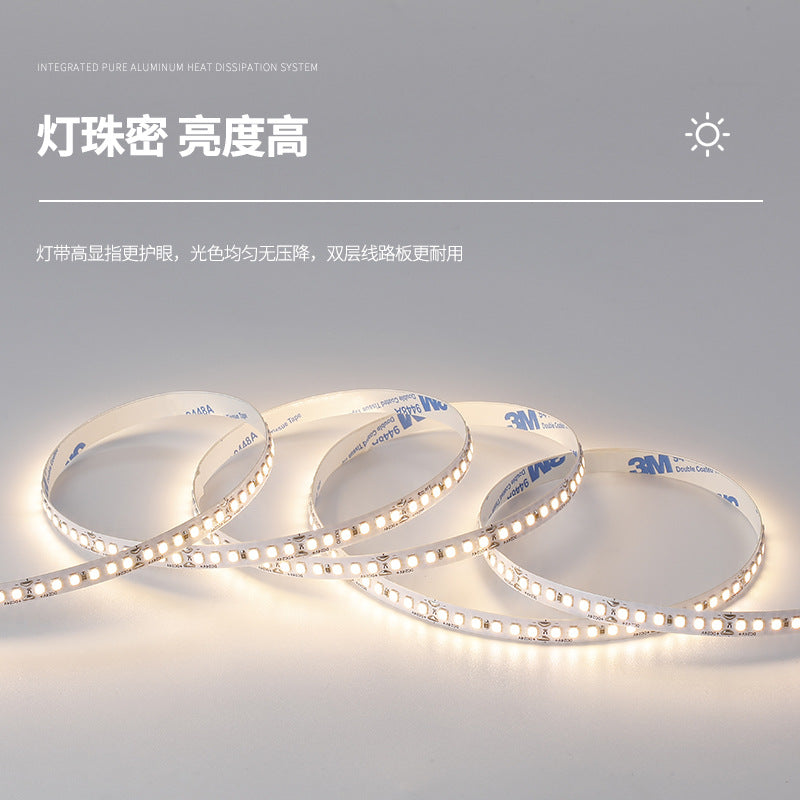 LED light with low voltage patch 240D bare board counter light box self-adhesive soft light strip decorative linear light line can be bent
