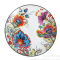 Wholesale nordic creative ceramic dessert plate round multi-tiered skewer plate fruit plate household personalized decal plate