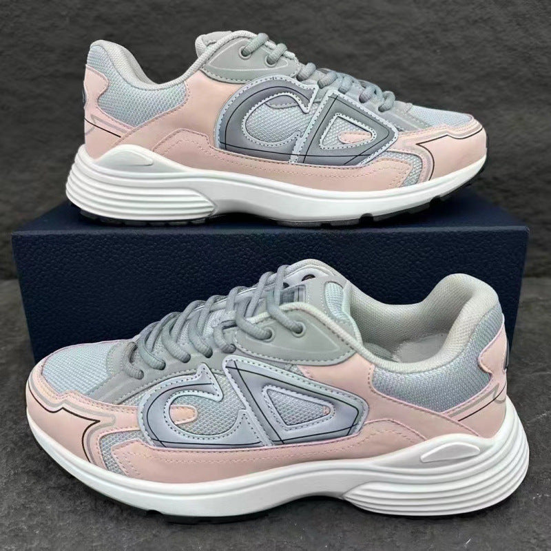 us station men's printed breathable sports shoes trendybest sellingd family heightening outdoor casual comfortable running shoes