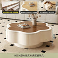 New arrival flower popular coffee table classy living room for homecasual cream small apartment accessible luxury creative special-shaped combination