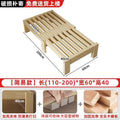 Vertical pull solid wood foldable bed retractable bed frame rental house without bed head retractable sofa bed dual-purpose shrink bed pull-out