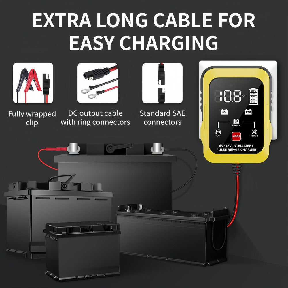 6v12v1 charger car battery charger motorcycle battery charger 12v6a battery charger