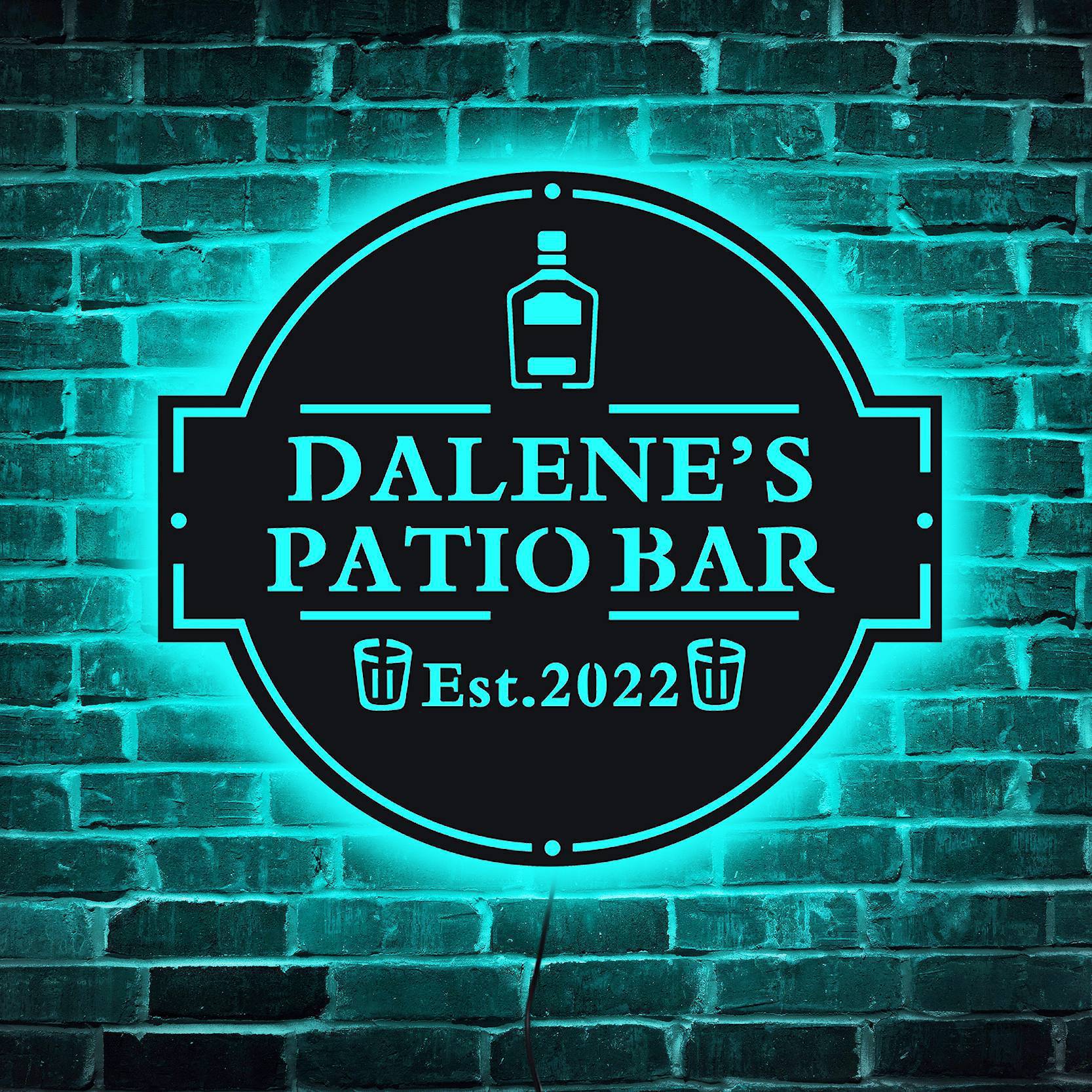 Cross-border explosive products, personalized alphabet lighting products, USB colorful wood lights, creative decorative atmosphere, night light desktop