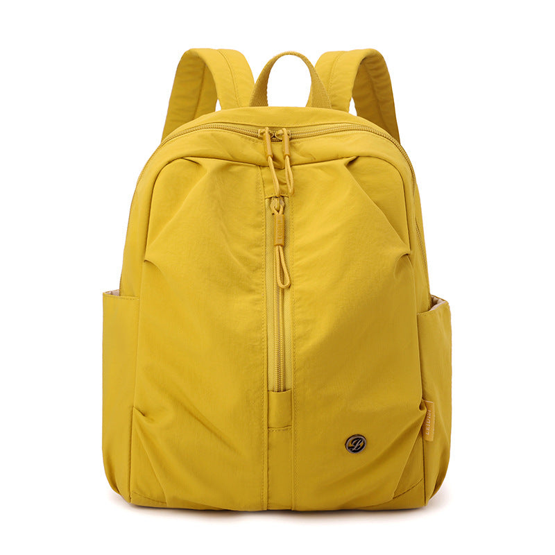 Customized Dopamine Travel Lightweight Backpack Women's Leisure Versatile Hiking Backpack Large Capacity Commuter School Bag